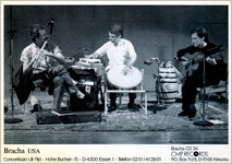 Bracha promotional postcard 1988