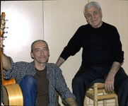 In studio with Djivan Gasparyan, Los Angeles, Nov. 2005