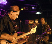 On stage with Napoleon Murphy Brock and Roy Estrada, Zagreb, Croatia, Nov. 2006
