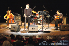 With April Guthrie and Rade Šerbedžija performing in Osijek, Croatia, Dec. 2010