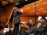 Performing with Vlatko Stefanovski, Thedosii Spassov and Orchestre Philharmonique de Monte Carlo conducted by Kristjan Järvi, Jan. 2013