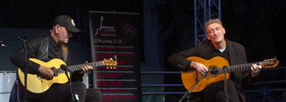 Opening the Balaton Guitar Festival with Vlatko Stefanovski, Hungary, Jun. 2014
