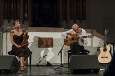 With Yvette Holzwarth at Sinagoga, Novi Sad, 2019